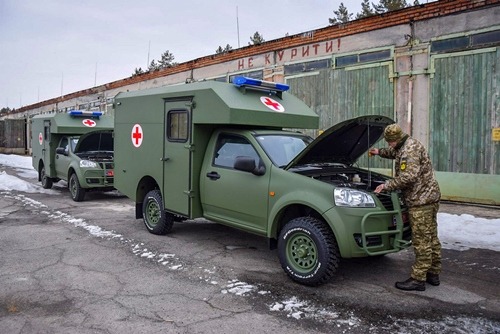 САНІТАРНІ АВТО «БОГДАН 2251» ВІДПРАВЛЕНО ДО ООС. ФОТО