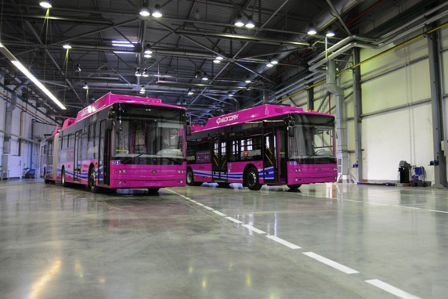 Корпорація «Богдан» відвантажила місту Кременчук всі 40 тролейбусів