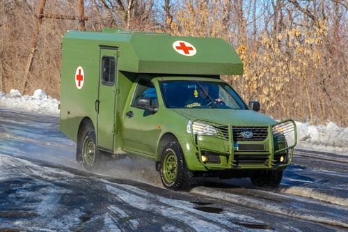 «БОГДАН 2251» ЗАДІЯНІ У НАВЧАННЯХ ШТУРМОВОГО БАТАЛЬЙОНУ