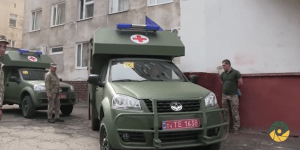 МЕДИКИ ООС ОТРИМАЛИ НОВІ САНІТАРНІ АВТОМОБІЛІ «БОГДАН 2251». ВІДЕО