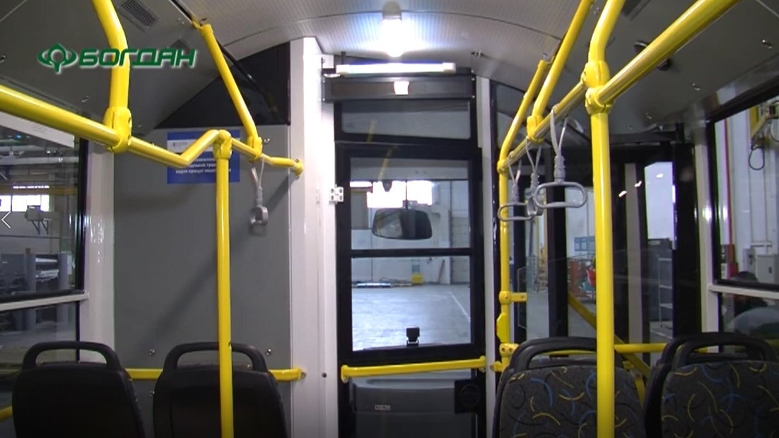 СИСТЕМА ЗНЕЗАРАЖЕННЯ ПОВІТРЯ У ТРОЛЕЙБУСАХ «БОГДАН». ВІДЕО